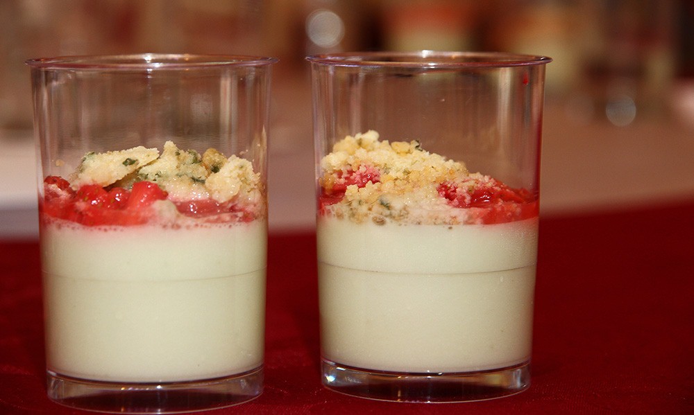 Puding Buah dan Sayur SGM Crumble