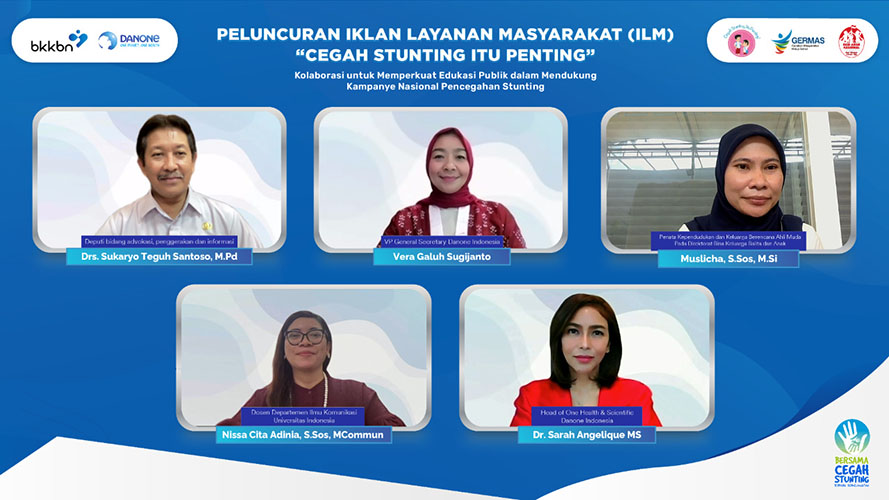 bkkbn luncurkan iklan layanan masyarakat pencegahan stunting