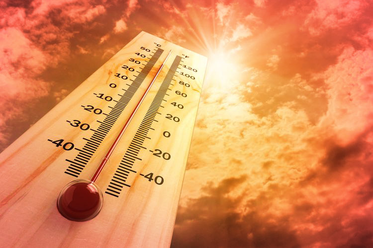seorang kurir meninggal karena heat stroke